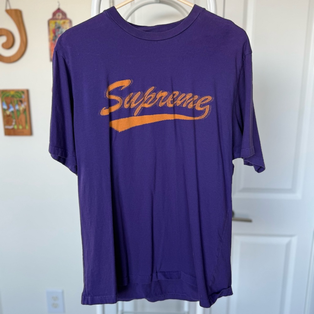 Supreme Intarsia Script tee shirt - Picture 2 of 6